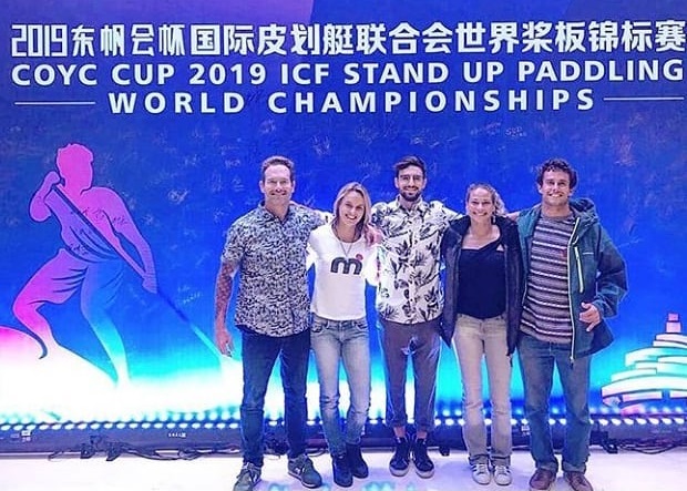 Equipe brasileira no mundial de sup da ICF