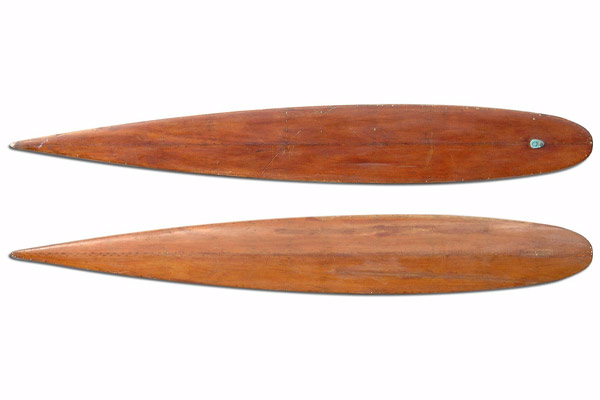 prancha antiga de paddleboard