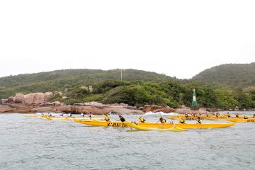 Kaua Va’a Challenge, Barra da Lagoa, Florianópolis. Foto: Luciano Meneghello