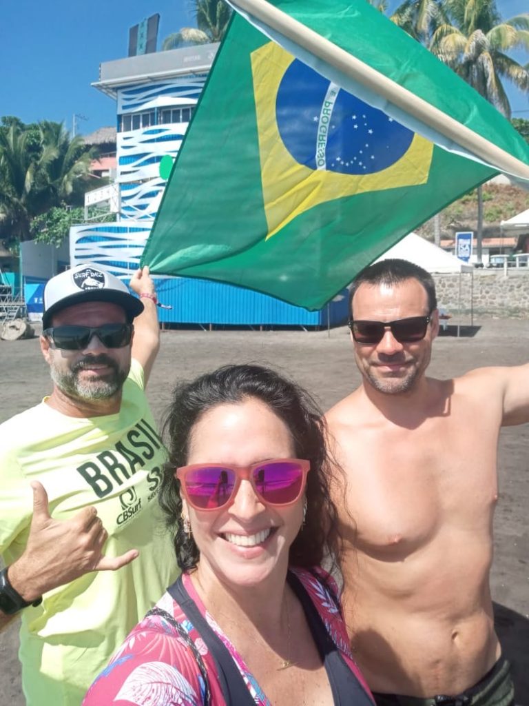 Equipe brasileira de paddleboard