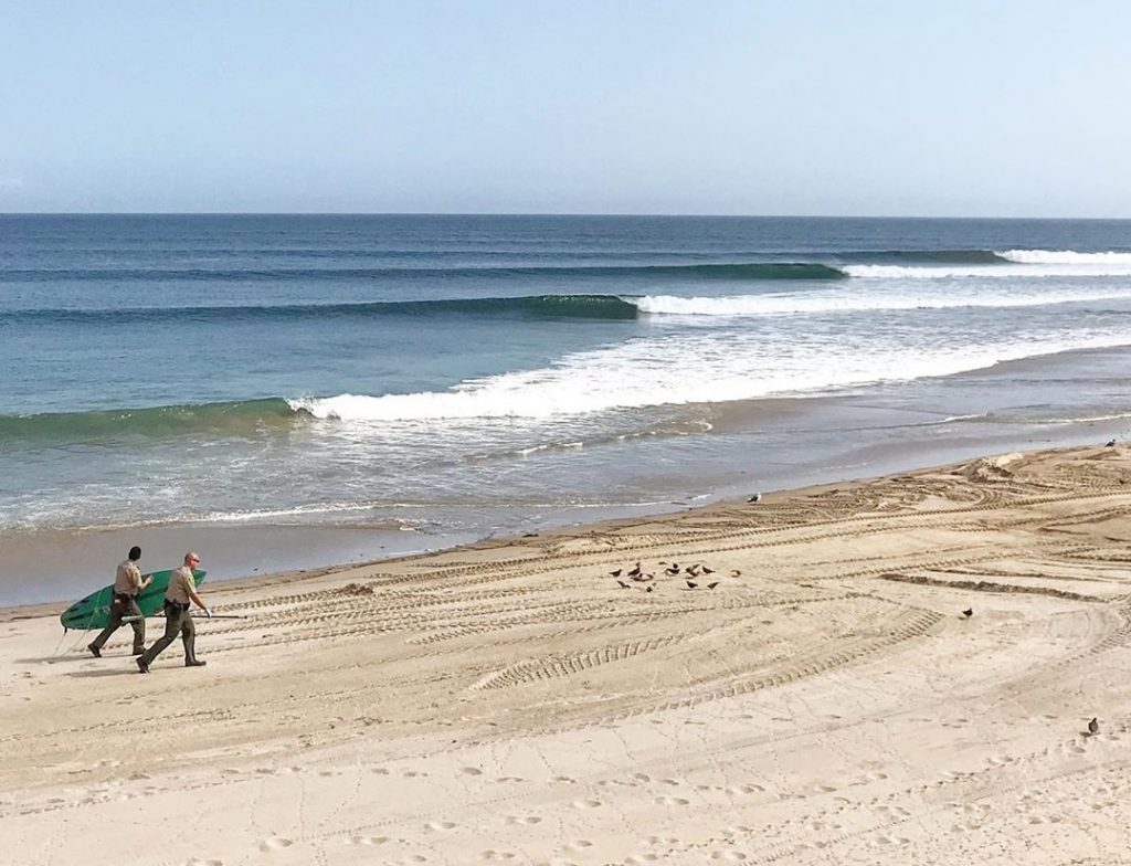 SUP Surfista preso em Malibu