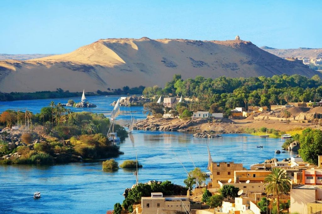 Cidade de Aswan, no Egito