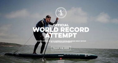 Great British Paddle recorde mundial de sup