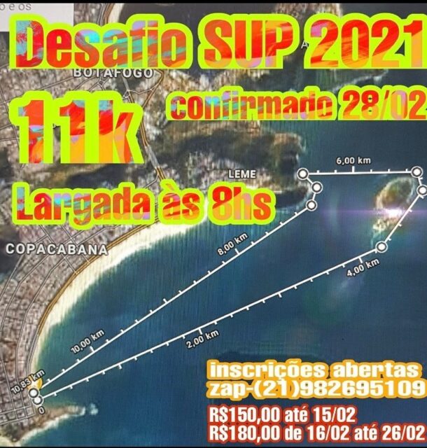 Desafio SUP 2021 - 11km