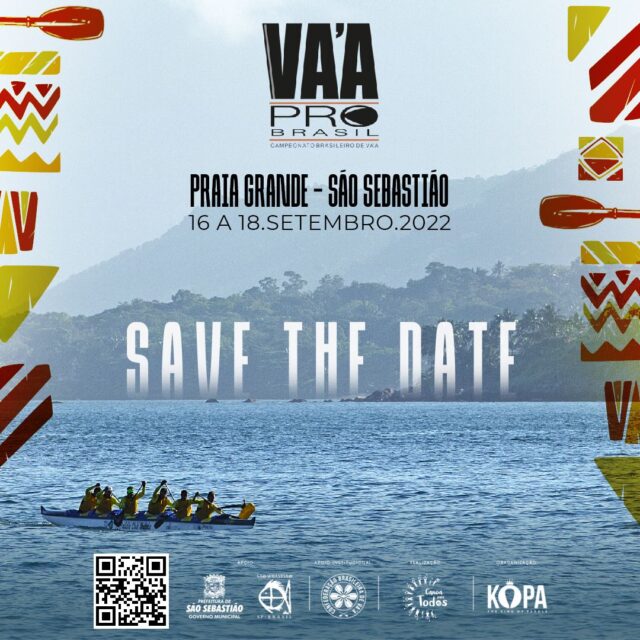 Etapa única do Campeonato Brasileiro de Va'a Maratona de V6 em 2022. Praia Grande de São Sebastião (SP)