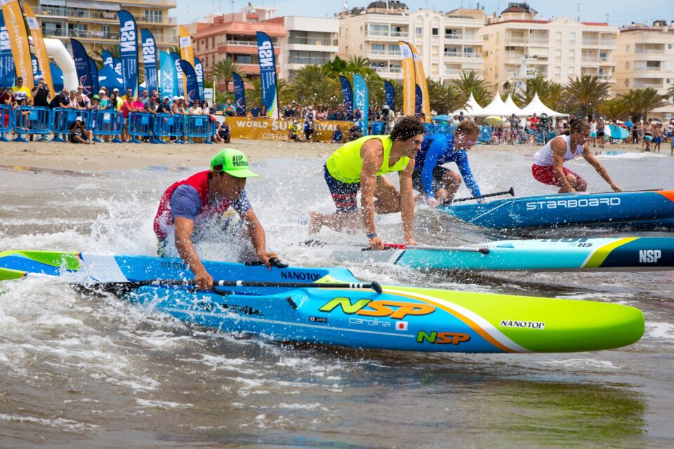 competição de SUP race