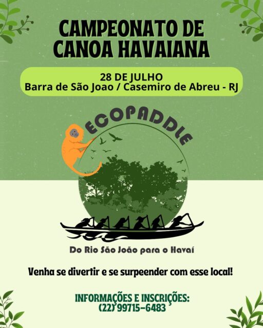 Ecopaddle campeonato de canoa havaiana