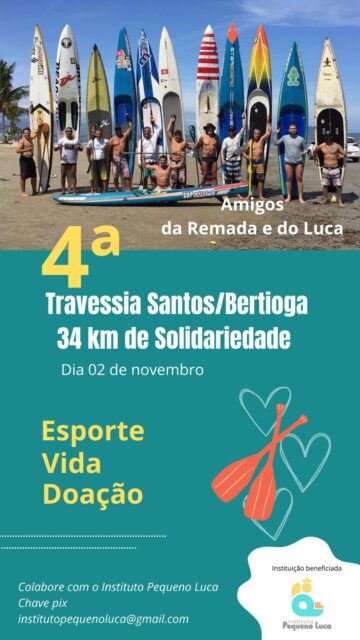 4ª Travessia Santos/Bertioga - 34 km de Solidariedade! 