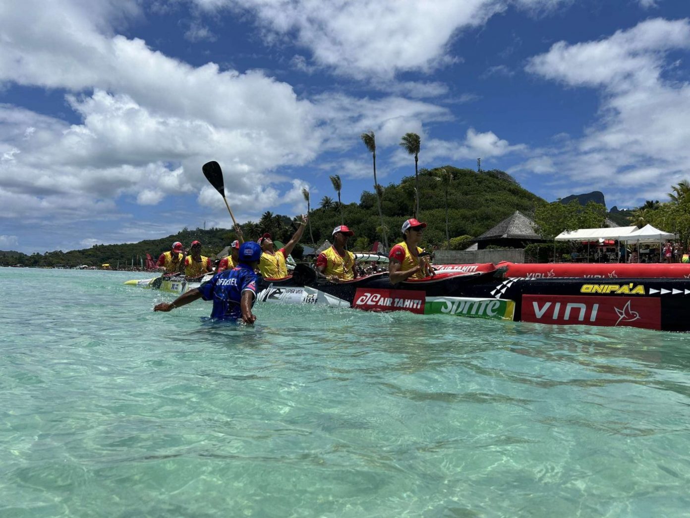 Hawaiki Nui Va’a 2024 Air Tahiti vence terceira etapa, mas Team OPT