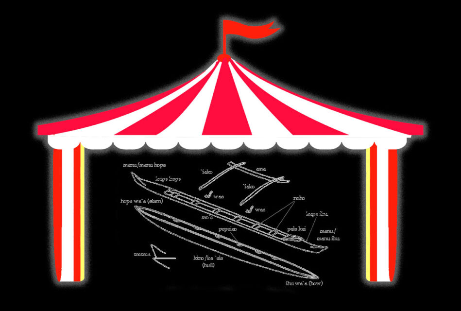 Montagem de canoa