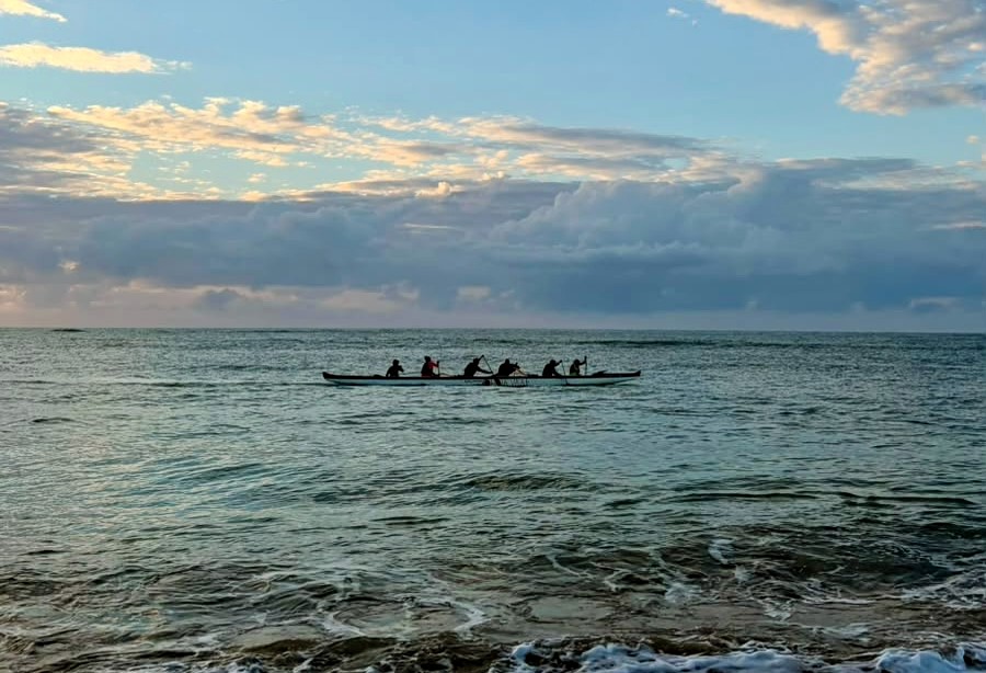 silêncio na canoa