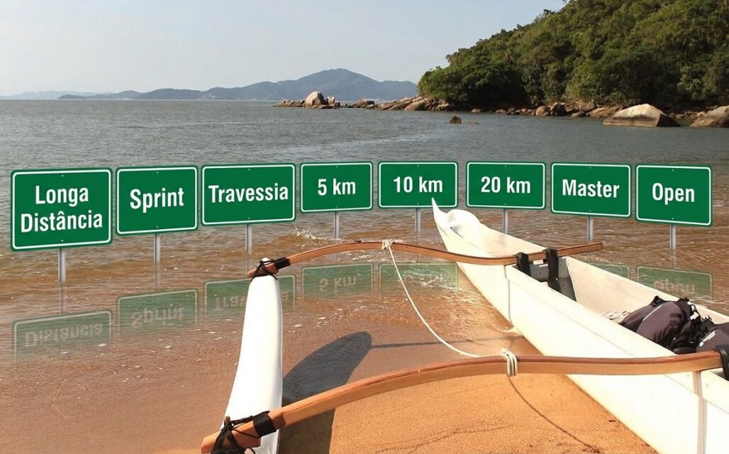 competir em tudo canoa havaiana