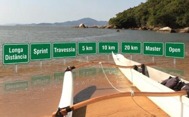 competir em tudo canoa havaiana