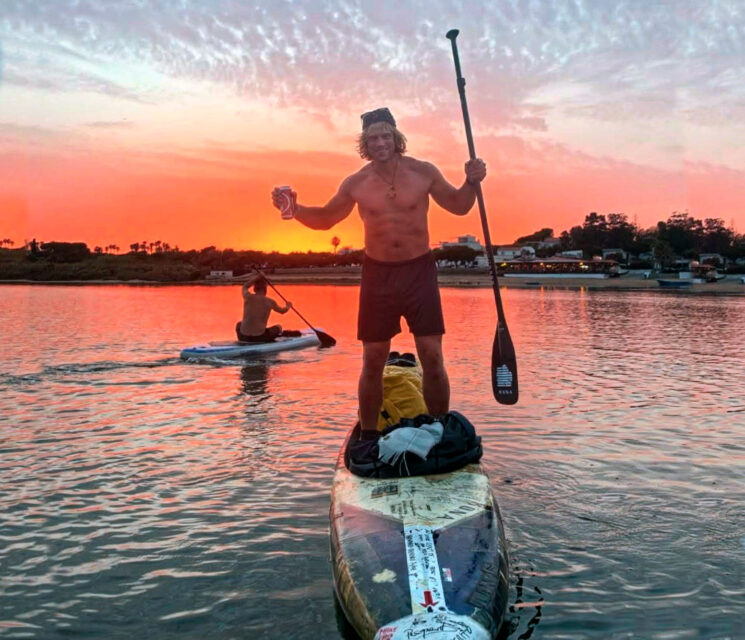 travessia de SUP três anos 